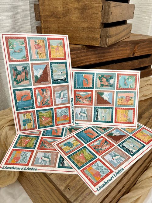 Affirmation Animal Sticker Sheet